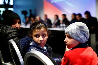 Deti zo sýrskeho mesta Dúmá v Haagu