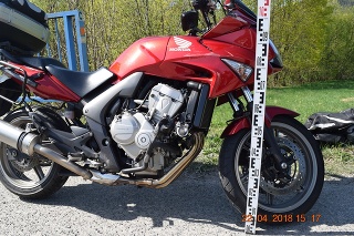 Na tejto motorke havarovala Erika z dolného Liptova v katastri obce okresu Kežmarok. 