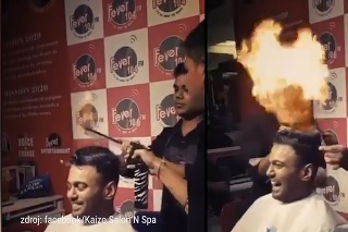 Kaderník ako z horúcich pekiel: Zapálil zákazníkovi vlasy!