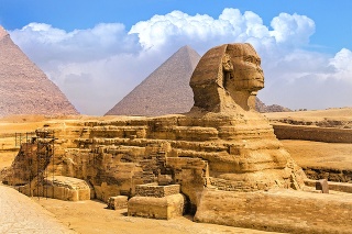 Veľká Sfinga: Môže byť o 5 000 rokov staršia ako pyramídy.