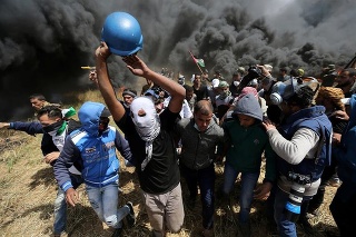 Masové protesty v blízkosti hraníc s Izraelom sú najhoršie od roku 2014.