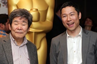 Isao Takahata (vľavo) bol veľkou osobnosťou medzi animátormi.