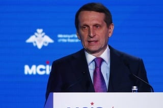 Riaditeľ ruskej civilnej Služby vonkajšej rozviedky (SVR) Sergej Naryškin