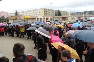 Protest v Žiari nad Hronom.