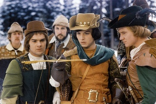 Trávníček (vpravo) hral v rozprávke princa.