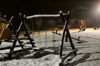 Sneh potešil aj obyvateľov obce Pozba.