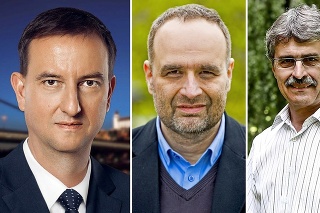 Zľava Daniel Krajcer, Pavol Frešo a Milan Ftáčnik.
