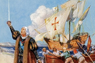 V novom svete: Kolumbus pristál na pri brehoch Ameriky 12. októbra 1492.