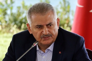 Turecký premiér Binali Yildirim.