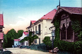 Pohľad na vilu na konci 19. storočia.