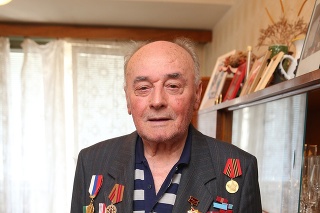 Vojnový veterán: Štefan Minarovič (91) si hlboko váži každé vyznamenanie, ktoré dostal.