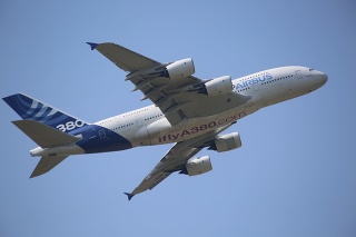 Diváci si prezreli aj veľký Airbus A380.