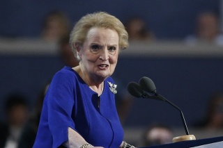 Bývalá americká ministerka zahraničných vecí Madeleine Albrightová.