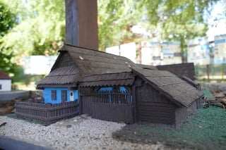 Miniatúra rodného domu Martina Kukučina.