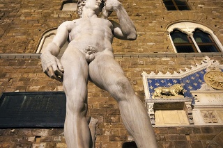 Socha Dávida z Florencie.