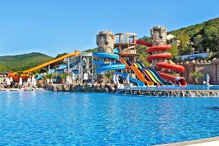 Aquapark pôvodne objednaného hotela.
