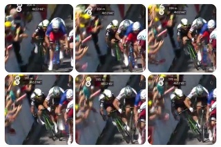 Petra Sagana diskvalifikovali z Tour de France po tomto incidente.