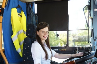 Barbora (26) je v práci spokojná, túži jazdiť aj zahraničné trasy.