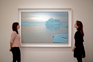 V stredu večer v Londýne vydražili obraz Ľadovec.