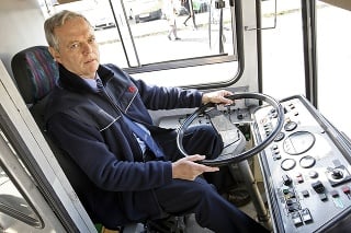 Kráľ trolejbusov Peter Pokorný.