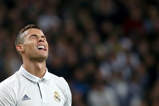 Sklamaný Cristiano Ronaldo.