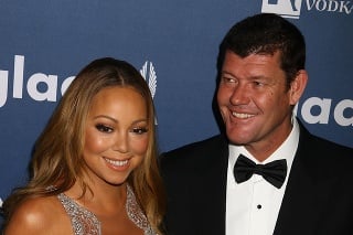 Mariah so snúbencom, milionárom Jamesom.