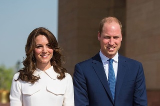 Princ William s manželkou Kate počas návštevy Indie.