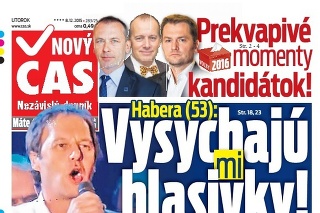 Titulka Nový Čas - 08.12.2015