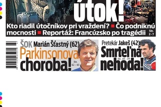 Titulka Nový Čas - 18.11.2015