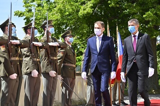 Igor Matovič na stretnutí s Andrejom Babišom.