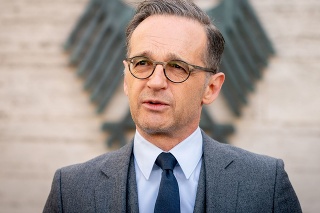 Nemecký minister zahraničných vecí Heiko Maas .
