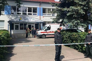 K útoku došlo na škole vo Vrútkach.