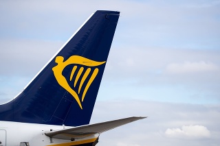 Lietadlo írskej leteckej spoločnosti Ryanair. 
