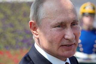 Ruský prezident Vladimir Putin počas ceremoniálu