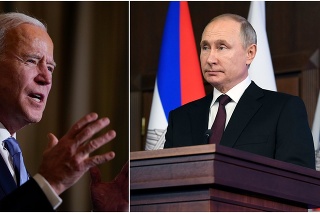Americký prezident Joe Biden a ruský prezident Vladimir Putin.