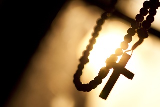 Religion, rosary, cross, motion, sun, prayer, Christianity