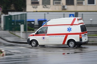 Vozidlo Záchrannej zdravotnej služby.