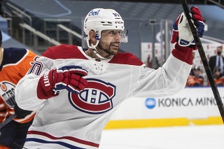 Slovenský hokejový reprezentant v drese Montrealu Tomáš Tatar.
