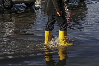 Walking In The Floodwater