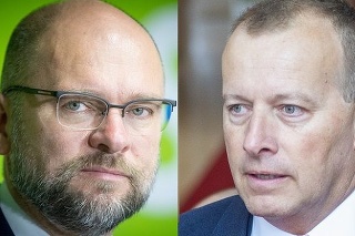 Vľavo Richard Sulík, vpravo Boris Kollár.