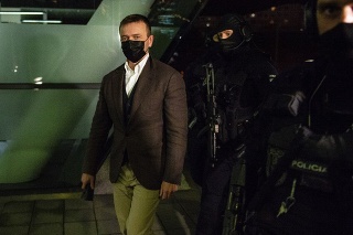 Podnikateľ Jaroslav Haščák počas zadržania