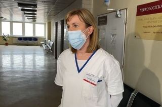 Primárka neurologickej kliniky v nemocnici v Nových Zámkoch Daša Viszlayová.