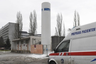 Kyslíková stanica v Univerzitnej nemocnici L. Pasteura v Košiciach.