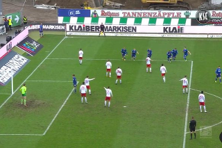 Hráči SC Karlsruhe zaskočili súpera. 