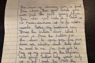 List pred vyše 50 rokmi napísala školáčka.