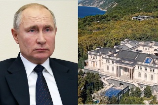 Zábery údajného Putinovho paláca. 