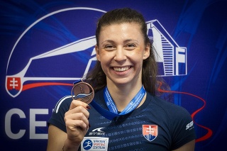 Na snímke športová gymnastka Barbora Mokošová.