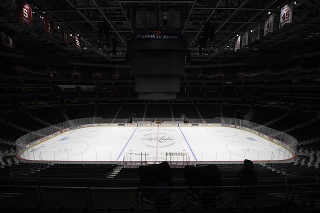 Pohľad na Capital One Arénu, domovský stánok hokejového klubu NHL Washington Capitals