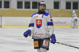 Samuel Kňažko, kapitán slovenskej reprezentácie hokejistov do 20 rokov.