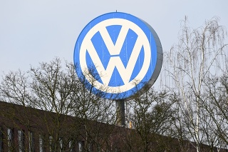 Logo nemeckej automobilky Volkswagen (VW).